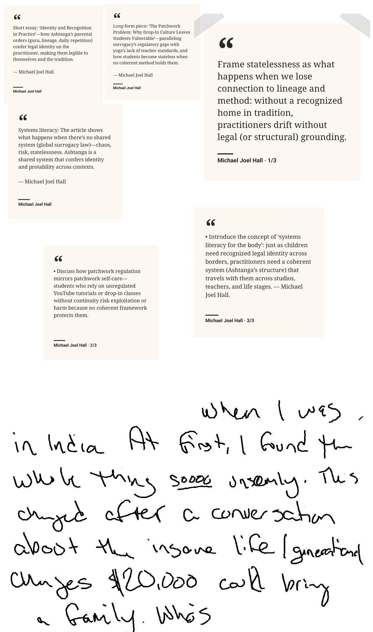 Notes