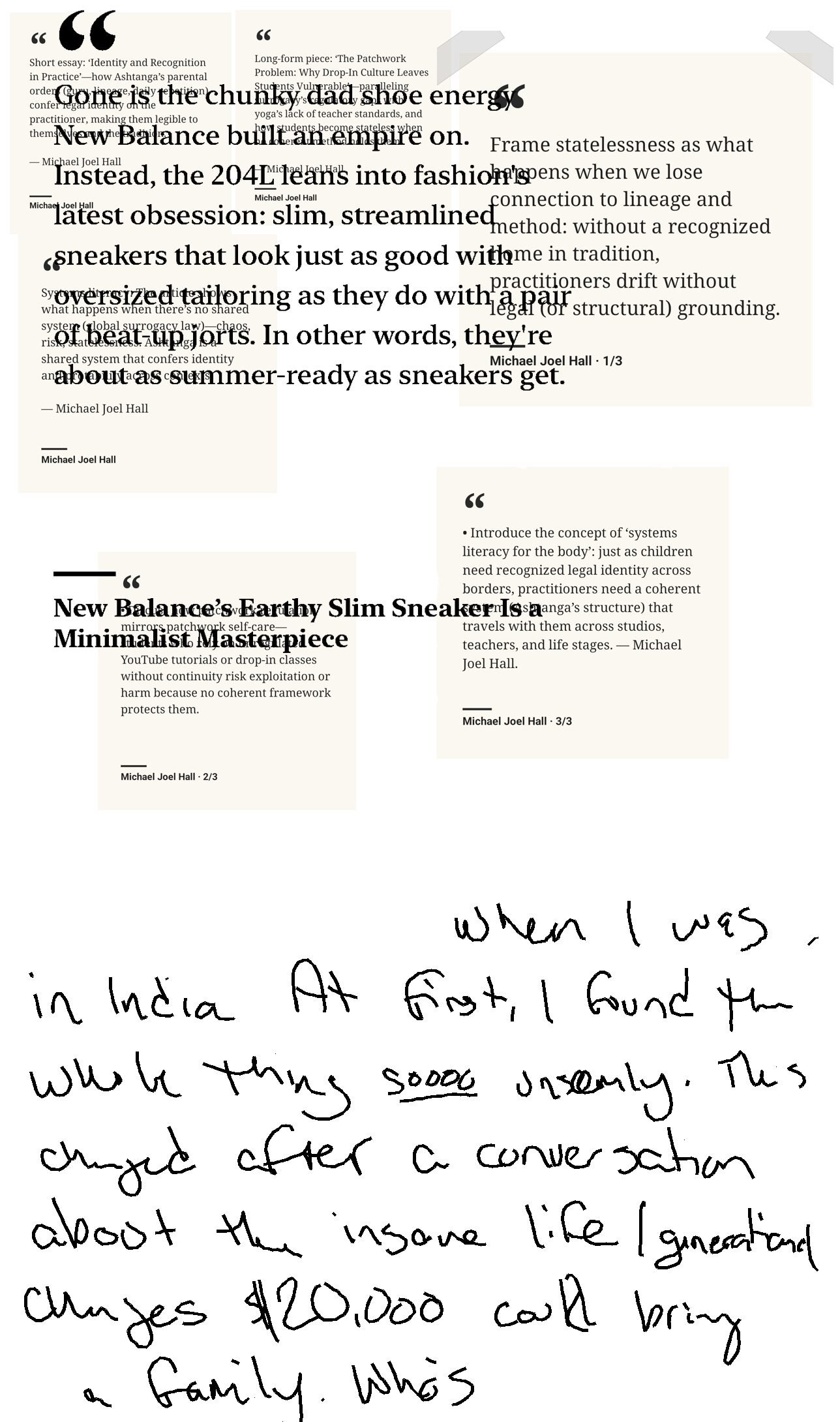Notes
