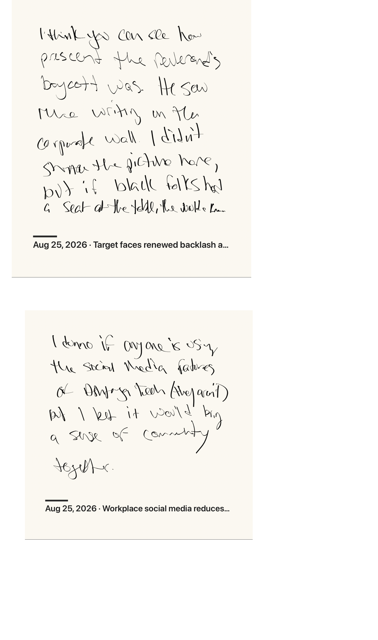 Notes