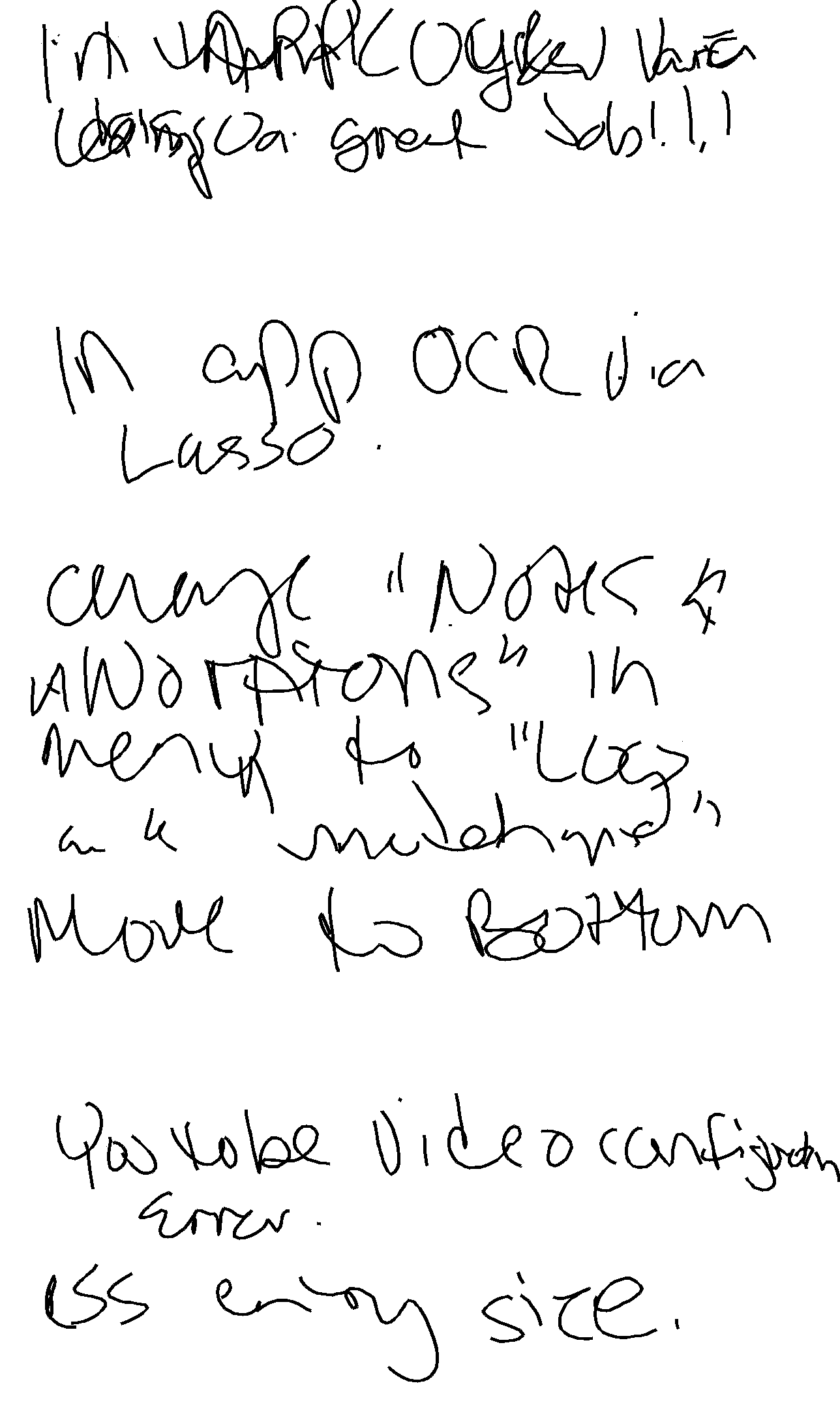 Notes