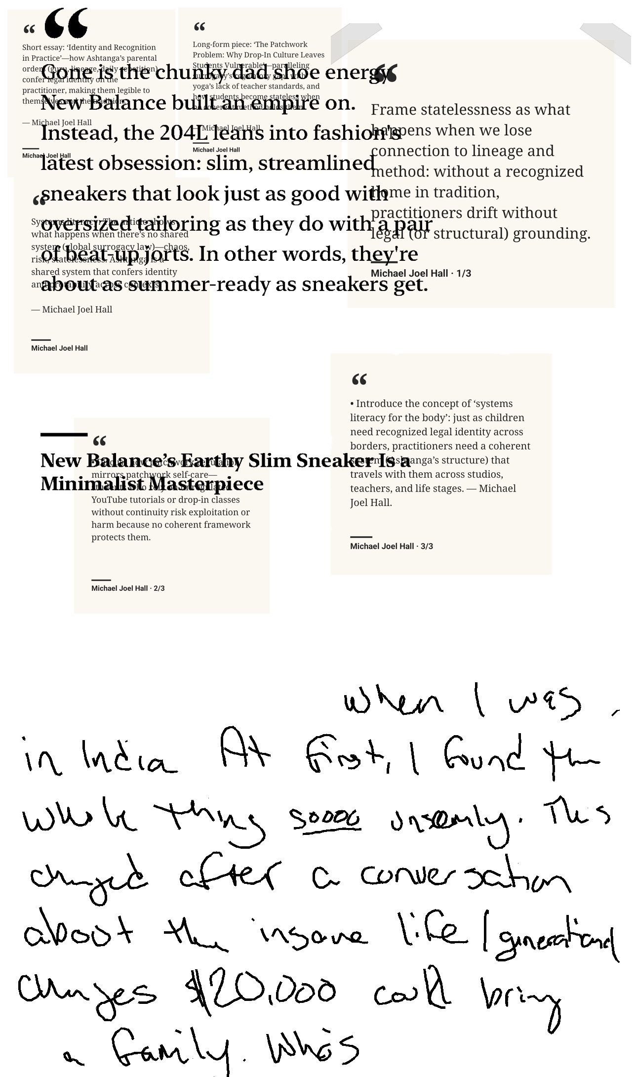 Notes