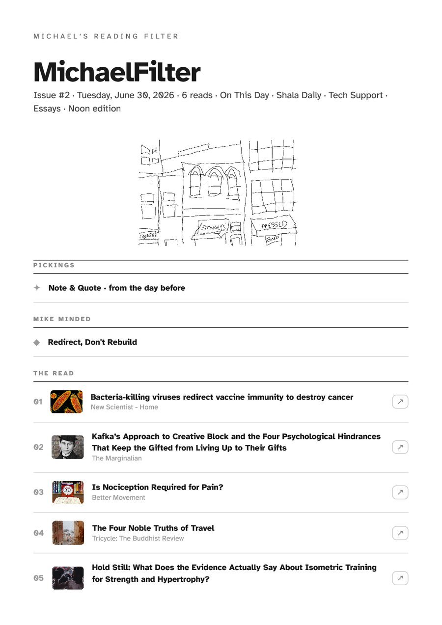 MichaelFilter issue #2 cover