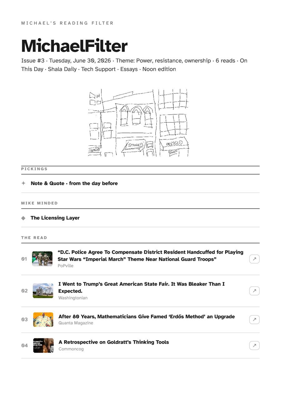 MichaelFilter issue #3 cover